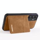 For Samsung Galaxy A54 5G Forwenw F8 Series 2 in 1 Magnetic Card Slot Leather Phone Case(Brown) - 3