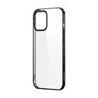 For iPhone 12 / 12 Pro JOYROOM New Beautiful Series Shockproof TPU Plating Protective Case(Black) - 1