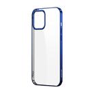 For iPhone 12 / 12 Pro JOYROOM New Beautiful Series Shockproof TPU Plating Protective Case(Blue) - 1