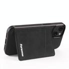 For iPhone 15 Plus Forwenw F8 Series 2 in 1 Magnetic Card Slot Leather Phone Case(Black) - 3