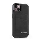 For iPhone 13 mini Forwenw F8 Series 2 in 1 Magnetic Card Slot Leather Phone Case(Black) - 2