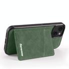 For iPhone 13 mini Forwenw F8 Series 2 in 1 Magnetic Card Slot Leather Phone Case(Green) - 3