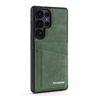 For Samsung Galaxy S25 Ultra 5G Forwenw F8 Series 2 in 1 Magnetic Card Slot Leather Phone Case(Green) - 2