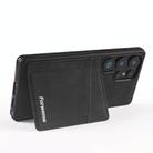 For Samsung Galaxy S24 Ultra 5G Forwenw F8 Series 2 in 1 Magnetic Card Slot Leather Phone Case(Black) - 3