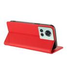 For OnePlus 10R Embossed Multi-functional Wallet Retro Leather Phone Case(Red) - 3
