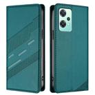 For OnePlus Nord CE2 Lite 5G Embossed Multi-functional Wallet Retro Leather Phone Case(Dark Green) - 2