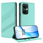 For OnePlus Nord CE 3 Lite Embossed Multi-functional Wallet Retro Leather Phone Case(Mint Green) - 1