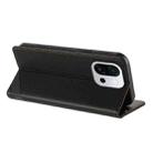 For OnePlus 13T Embossed Multi-functional Wallet Retro Leather Phone Case(Black) - 3