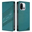 For OnePlus 13T Embossed Multi-functional Wallet Retro Leather Phone Case(Dark Green) - 2
