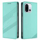 For OnePlus 13T Embossed Multi-functional Wallet Retro Leather Phone Case(Mint Green) - 2