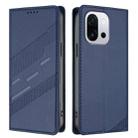 For OnePlus 13T Embossed Multi-functional Wallet Retro Leather Phone Case(Dark Blue) - 2