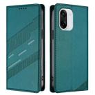 For OnePlus Ace 5 Racing Embossed Multi-functional Wallet Retro Leather Phone Case(Dark Green) - 2