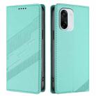 For OnePlus Ace 5 Racing Embossed Multi-functional Wallet Retro Leather Phone Case(Mint Green) - 2