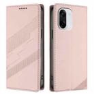 For OnePlus Ace 5 Racing Embossed Multi-functional Wallet Retro Leather Phone Case(Pink) - 2