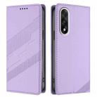 For OnePlus Ace 5 Ultra Embossed Multi-functional Wallet Retro Leather Phone Case(Light Purple) - 2