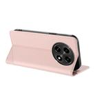 For OPPO A2 Pro Embossed Multi-functional Wallet Retro Leather Phone Case(Pink) - 3