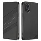 For OPPO A38 4G Embossed Multi-functional Wallet Retro Leather Phone Case(Black) - 2