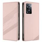 For OPPO A57 4G Embossed Multi-functional Wallet Retro Leather Phone Case(Pink) - 2