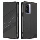 For OPPO A57 5G Embossed Multi-functional Wallet Retro Leather Phone Case(Black) - 2