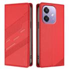 For OPPO A60 5G Embossed Multi-functional Wallet Retro Leather Phone Case(Red) - 2