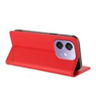For OPPO A60 5G Embossed Multi-functional Wallet Retro Leather Phone Case(Red) - 3