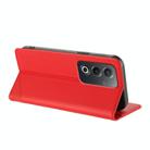 For OPPO A80 5G Embossed Multi-functional Wallet Retro Leather Phone Case(Red) - 3