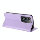 For OPPO A80 5G Embossed Multi-functional Wallet Retro Leather Phone Case(Light Purple) - 3