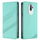 For OPPO A5 2020 Embossed Multi-functional Wallet Retro Leather Phone Case(Mint Green) - 2