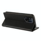 For OPPO Find X5 Embossed Multi-functional Wallet Retro Leather Phone Case(Black) - 3