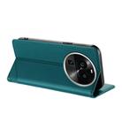For OPPO Find X6 Pro Embossed Multi-functional Wallet Retro Leather Phone Case(Dark Green) - 3