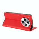 For OPPO Find X8 Embossed Multi-functional Wallet Retro Leather Phone Case(Red) - 3