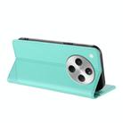 For OPPO Find X8 Embossed Multi-functional Wallet Retro Leather Phone Case(Mint Green) - 3
