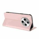 For OPPO Find X8 Embossed Multi-functional Wallet Retro Leather Phone Case(Pink) - 3