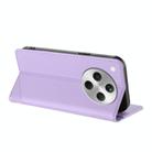 For OPPO Find X8 Embossed Multi-functional Wallet Retro Leather Phone Case(Light Purple) - 3