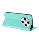 For OPPO Find X8 Pro Embossed Multi-functional Wallet Retro Leather Phone Case(Mint Green) - 3