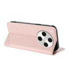For OPPO Find X8 Pro Embossed Multi-functional Wallet Retro Leather Phone Case(Pink) - 3