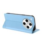 For OPPO Find X8 Pro Embossed Multi-functional Wallet Retro Leather Phone Case(Light Blue) - 3