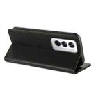 For OPPO Reno12 5G Embossed Multi-functional Wallet Retro Leather Phone Case(Black) - 3