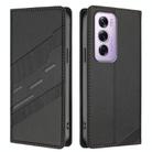 For OPPO Reno12 Pro 5G Embossed Multi-functional Wallet Retro Leather Phone Case(Black) - 2