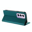 For OPPO Reno12 Pro 5G Embossed Multi-functional Wallet Retro Leather Phone Case(Dark Green) - 3