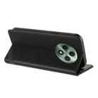 For OPPO Reno12 F Embossed Multi-functional Wallet Retro Leather Phone Case(Black) - 3