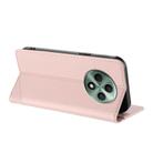 For OPPO Reno12 F Embossed Multi-functional Wallet Retro Leather Phone Case(Pink) - 3