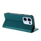 For OPPO Reno13 5G Embossed Multi-functional Wallet Retro Leather Phone Case(Dark Green) - 3