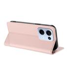 For OPPO Reno13 5G Embossed Multi-functional Wallet Retro Leather Phone Case(Pink) - 3