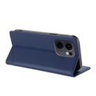 For OPPO Reno13 F Embossed Multi-functional Wallet Retro Leather Phone Case(Dark Blue) - 3