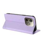 For OPPO A5 Pro Global Embossed Multi-functional Wallet Retro Leather Phone Case(Light Purple) - 3