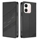 For OPPO A5x 5G Embossed Multi-functional Wallet Retro Leather Phone Case(Black) - 2