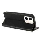 For OPPO A5x 5G Embossed Multi-functional Wallet Retro Leather Phone Case(Black) - 3