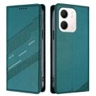 For OPPO A5x 5G Embossed Multi-functional Wallet Retro Leather Phone Case(Dark Green) - 2