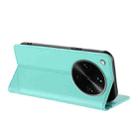 For OPPO Find X8 Ultra Embossed Multi-functional Wallet Retro Leather Phone Case(Mint Green) - 3